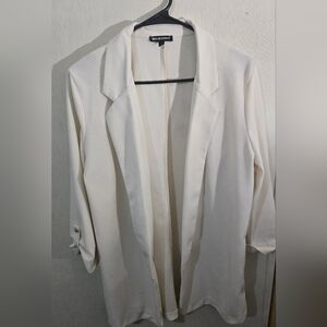 Elegant White Women's Blazer